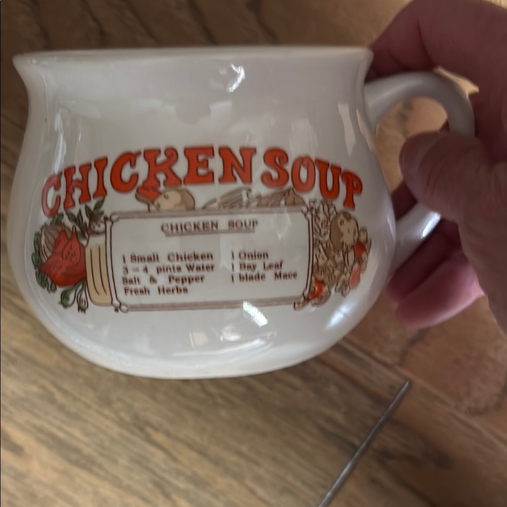 White Chicken Soup Mug/Cup